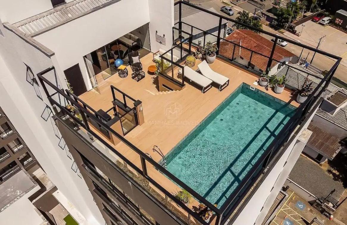 Apartamento Joinville Saguacu - Piscina Incrivel Dış mekan fotoğraf